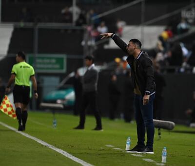 Julio César Cáceres no quiso hablar en la conferencia de prensa