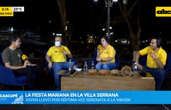 Lucas Chaparro, el joven que llevó serenata por séptima vez a la Virgen de Caacupé