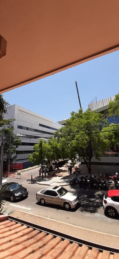 Trabajos para una obra que obstaculizó el tránsito