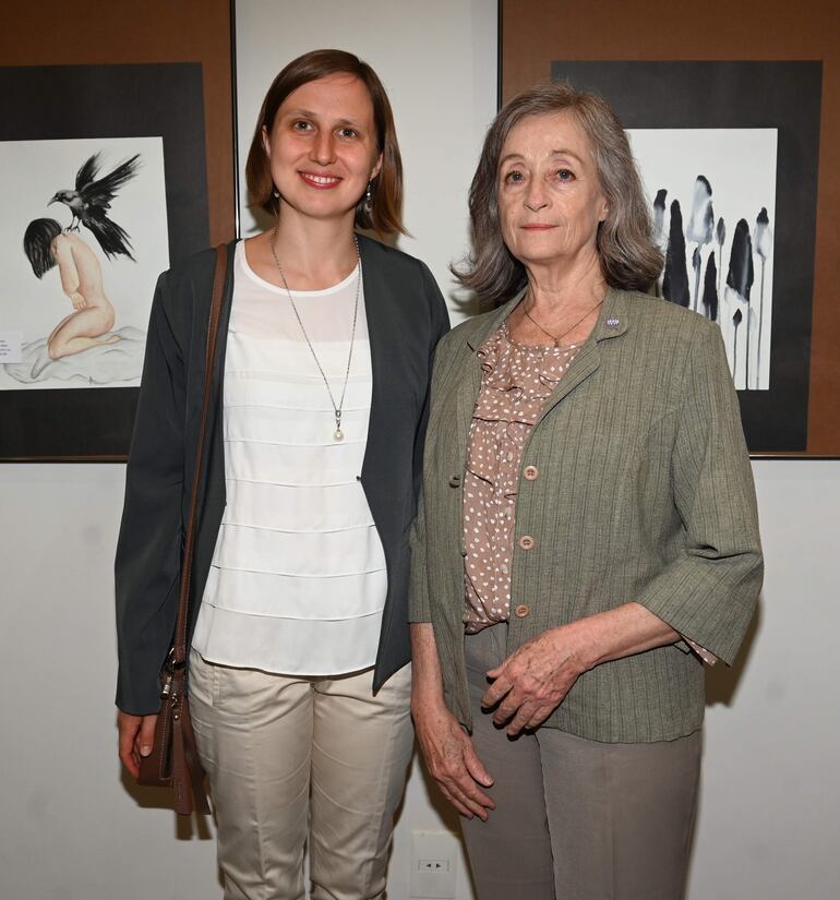 Carla Seidel y María Victoria Heikel.

