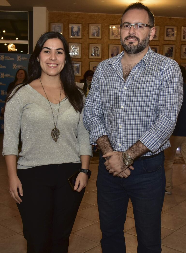 Geraldine Rappenecker y Cristhian Meyer.