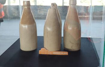 Cerámica rescatada en la zona de Obras del Puerto de Asunción.