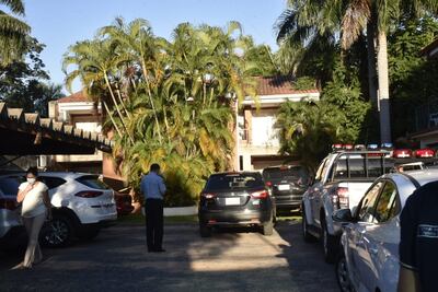 En esta casa de la calle Santiviago de Asunción fue encontrado el cuerpo de Olga Feliciángeli.