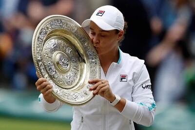 Ashleigh Barty ganó el torneo de Wimbledon.
