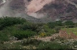 El temblor se sintió en una de las montañas de Humahuaca.