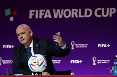 Gianni Infantino, presidente de la FIFA.