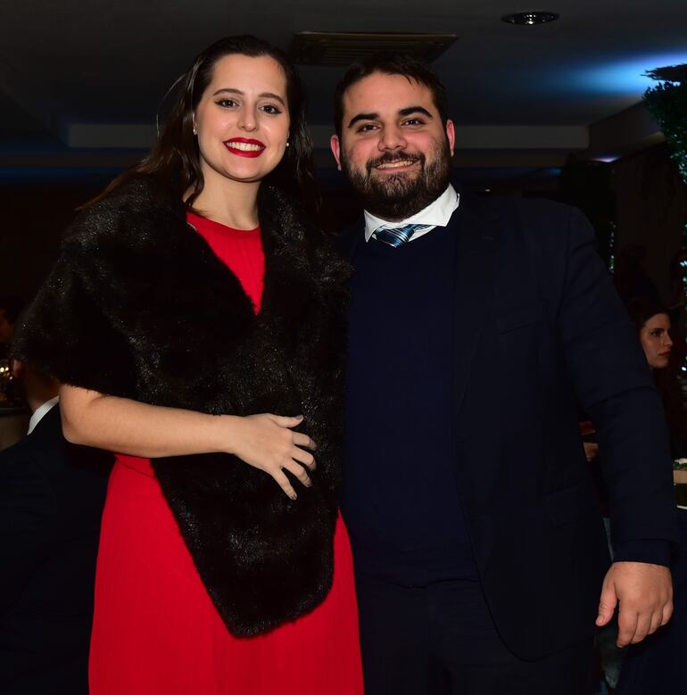 Camila Basili y Felipe Doria.