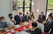 La reunión entre empresarios argentinos y autoridades de Hernandarias se realizó en el consulado paraguayo de Puerto Iguazú.