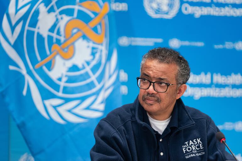 Tedros Adhanom Ghebreyesus, director general de la Organización Mundial de la Salud.