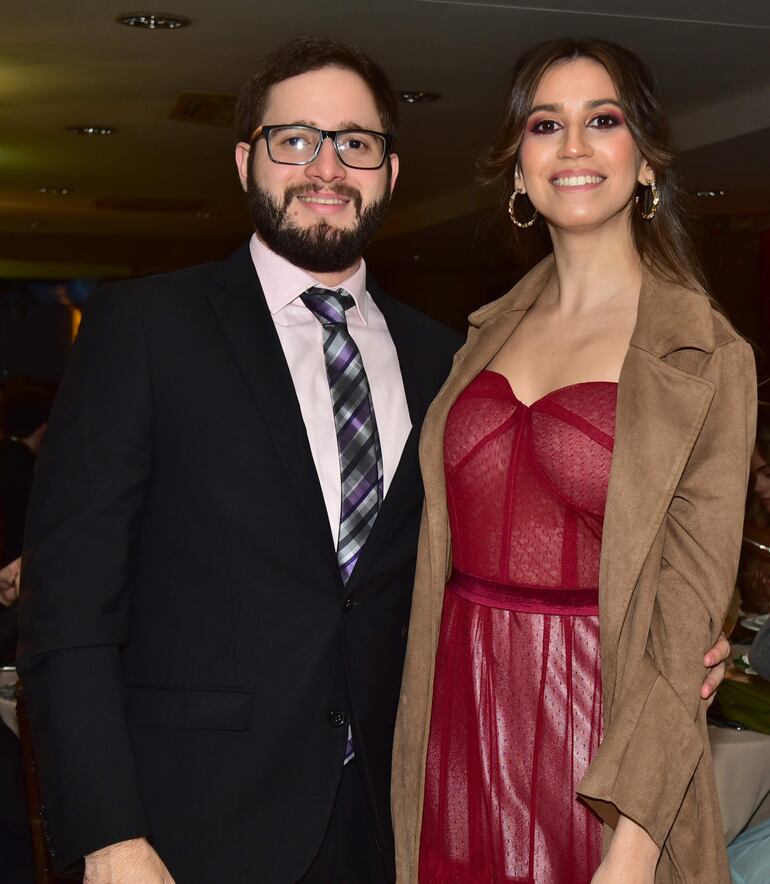 Matías Fiandro y Giuliana Fleitas.