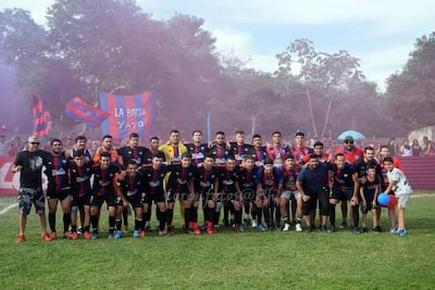 12 de Octubre, campeón de la Liga de San Bernardino.