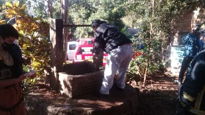 El cuerpo fue extraído por bomberos voluntarios de Ciudad del Este.