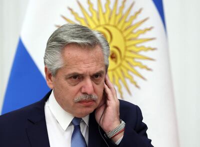 Alberto Fernández, presidente de Argentina.