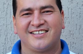 Carlos Noguera Cano (PLRA efrainista), diputado suplente de Alto Paraná y aspirante a intendente de Juan León Mallorquín.