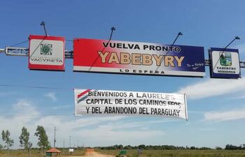 Pobladores reclaman mejoras en la ruta que conecta los distritos de Laures y Yabebyry, en Ñeembucú.