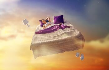 sueños recurrentes dormir cama