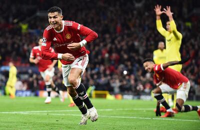 Cristiano Ronaldo le dio la victoria al Manchester United en Old Trafford.