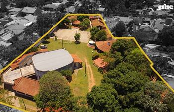 Predio del ex Centro de Economistas Colorados, que pretende ser convertido en un espacio de cultura y capacitación para jóvenes.