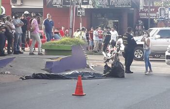 La víctima falleció instantáneamente.