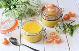 Crema de mandarinas.
