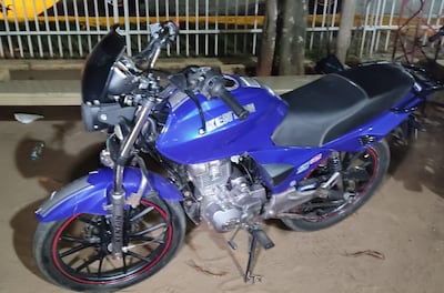 El conductor de la motocicleta fue sometido al alcotest y dio negativo.