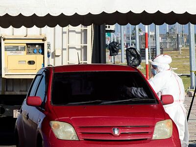 Toma de muestra para coronavirus (Imagen referencial).