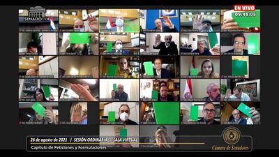 Por mayoría, el pleno aprobó la postergación.