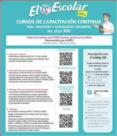 Cursos de capacitación