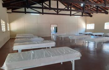 Instalan hospital de contingencia en cuartel militar.