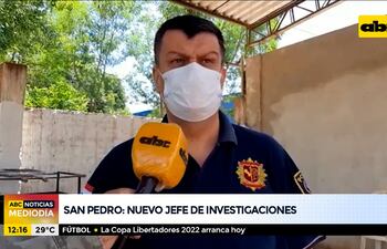 San Pedro: Asumió el nuevo jefe de investigaciones