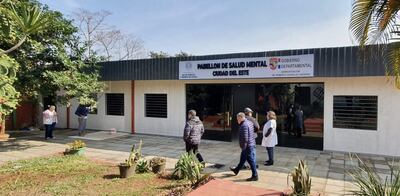 El nuevo Pabellón de Salud Mental está ubicado en el predio del Hospital Regional de Ciudad del Este.