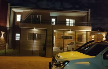 Casa de Hugo Alexander Torales Viveros, quien fue hallado muerto el domingo.