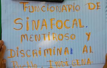 Indígenas de la zona oeste de Canindeyú reclaman cursos de SINAFOCAL