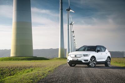 Volvo XC40 Recharge, un vehículo eléctrico ya presente en el mercado nacional y que acompaña la electromovilidad.