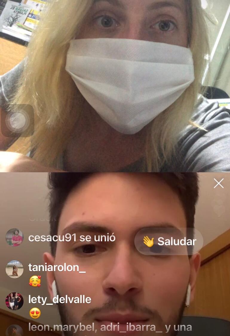 Ricardo García conversa en un Instagram live con la periodista de ABC Kiara Coronel.