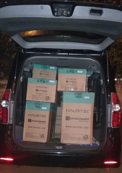 Los artefactos fueron recuperados tras averiguaciones que realizó el propio afectado.