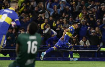 Luca Langoni, 19 años, fue el héroe de Boca Juniors en la victoria 2-1 sobre Atlético Tucumán.
