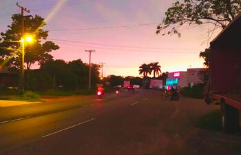 El tramo en Ypacaraí que fue cerrado anoche se rehabilitó este miércoles.