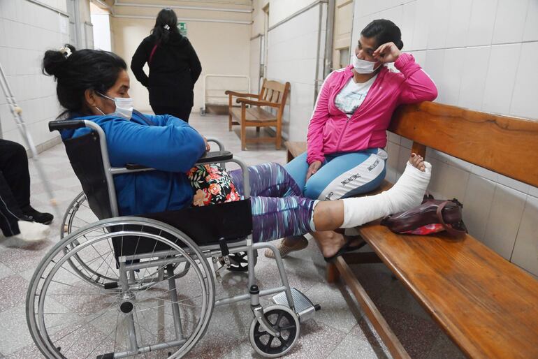 Teodolina realizó más de 50 llamadas para conseguir un turno en el área de traumatología, contó a ABC. 