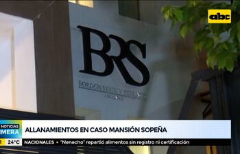 Caso Mansión Sopeña: allanan estudio jurídico
