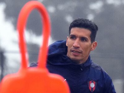 Marcos Cáceres se hizo ver ayer en el equipo.