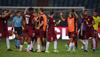 Venezuela igualó sin goles ante Colombia en Goiania.