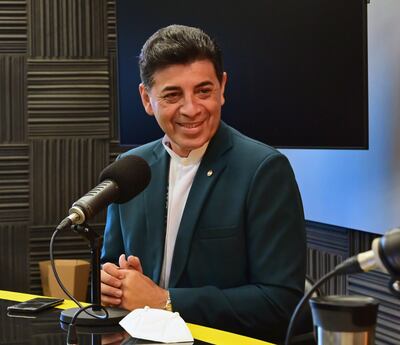 Víctor Ríos, ministro de la Corte Suprema, este jueves en los estudios de ABC Cardinal 730 AM.