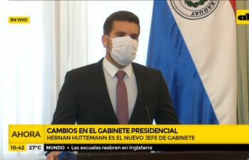 Confirman a Hernán Huttemann como nuevo Jefe de Gabinete