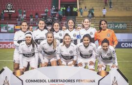 Formación titular que presentó ayer Olimpia para enfrentar al Deportivo Cali.