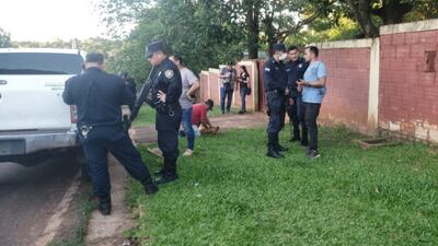 Momento de la detención.