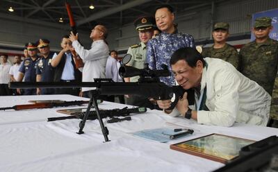 El controversial presidente de Filipinas, Rodrigo Duterte, cuyo detractores lo acusan de dictador, amenazó a los antivacunas. (gentileza)