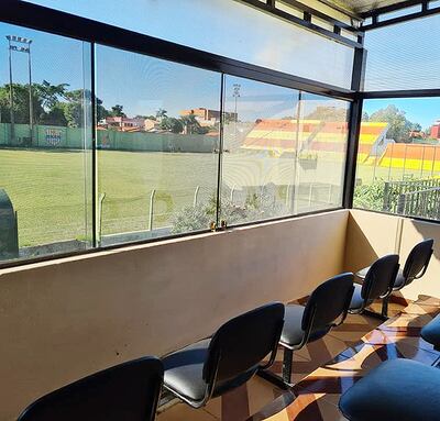 El nuevo palco del estadio “Don Alfonso Colmán” del Sport Colombia que será habilitado.