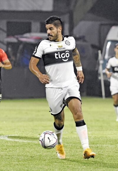 Jorge Eduardo Recalde Ramírez (29 años), carta de gol del equipo de Olimpia