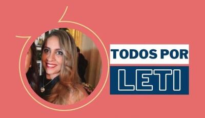 Leticia Corvalán Duarte (33) padece de un neurinoma acústico, conocido como schwannoma vestibular, un tumor en la cabeza, y debe operarse el próximo miércoles en el Sirio Libanés de San Pablo.